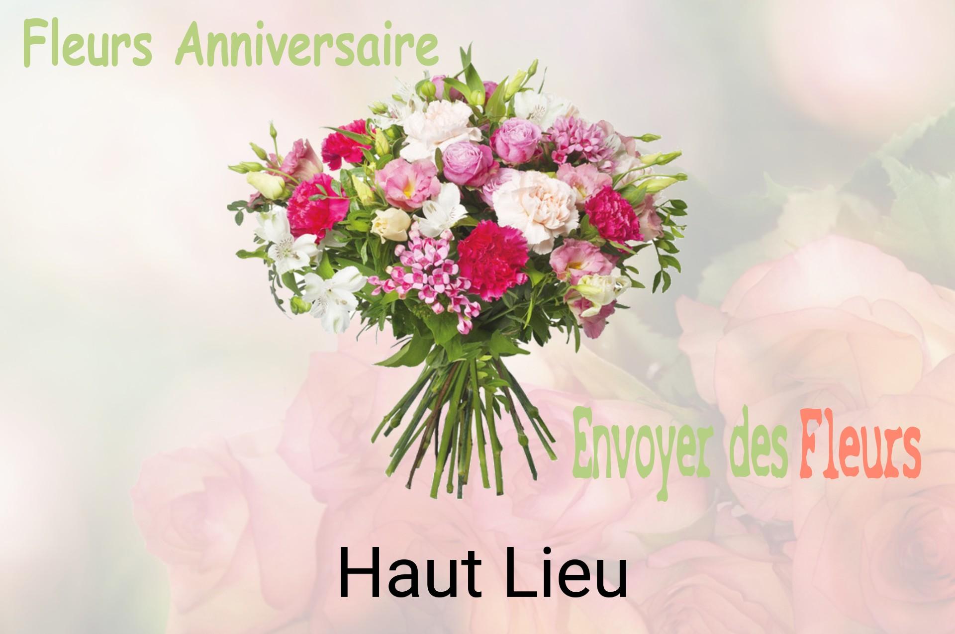Bouquet de fleurs d’anniversaire livré à Haut-Lieu