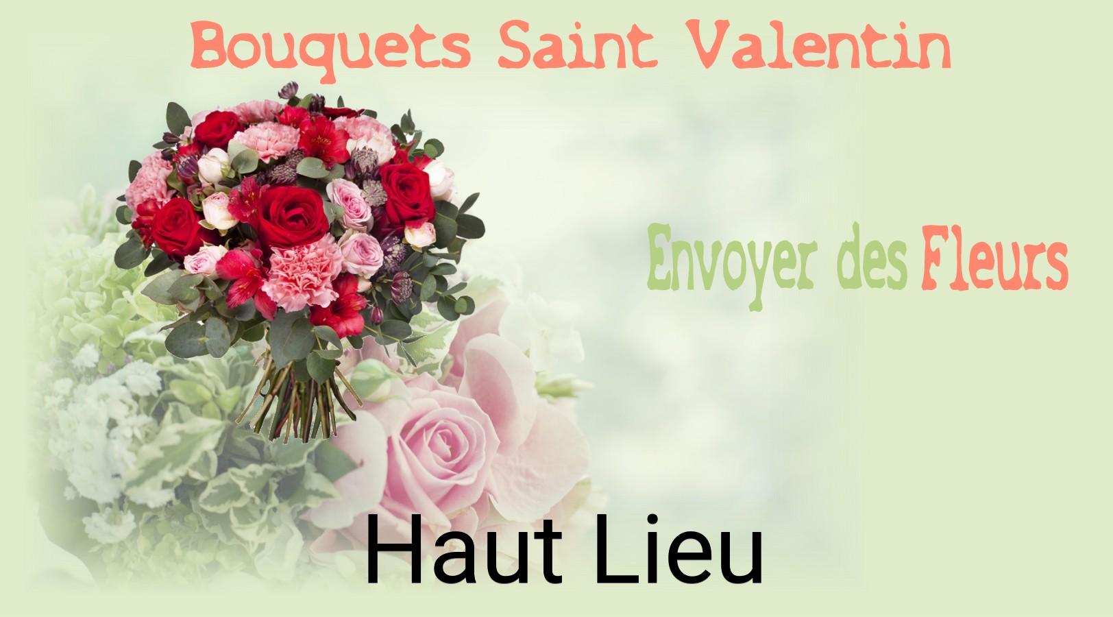 Roses de Saint-Valentin livrées à Haut-Lieu